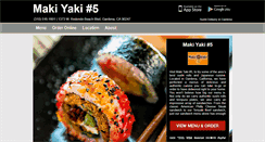 Desktop Screenshot of makiyaki5.com
